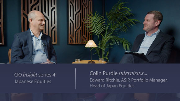 Colin Purdie in conversation with Edward Ritchie, portfolio manager, head of Japan equities.