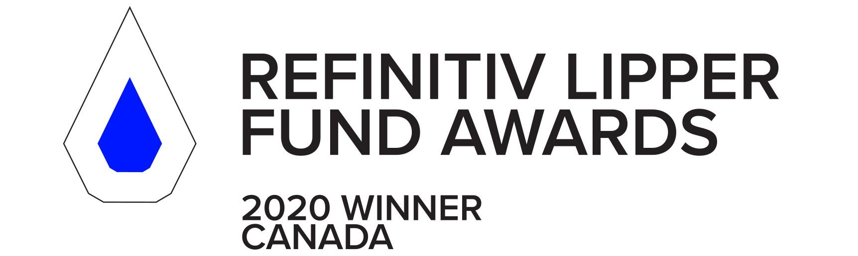2020 Refinitiv Lipper fund awards logo