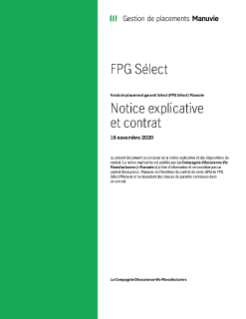 FPG Sélect Notice explicative et contrat