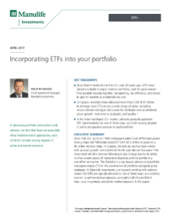 MK3450E - Incorporating ETFs into your portfolio