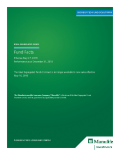 Ideal Segregated Funds Fund Facts