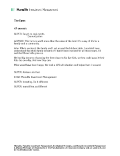 The Farm - Video Transcript