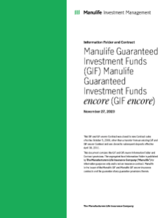 MK1175E - GIF and GIF encore Information folder and contract