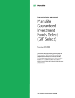 MK2278E - GIF Select Information Folder and Contract