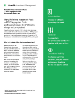 MK35872E - Professional service fee client flyer