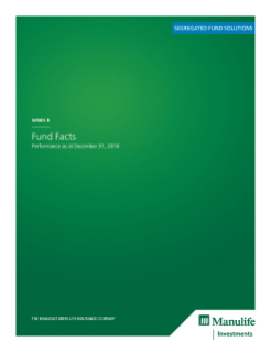 Series R Legacy Products Fund Facts and Addendum