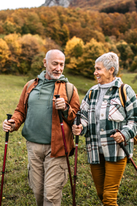 Couple enjoying life outdoors