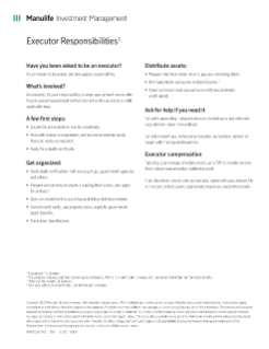 The role of the executor – Video transcript