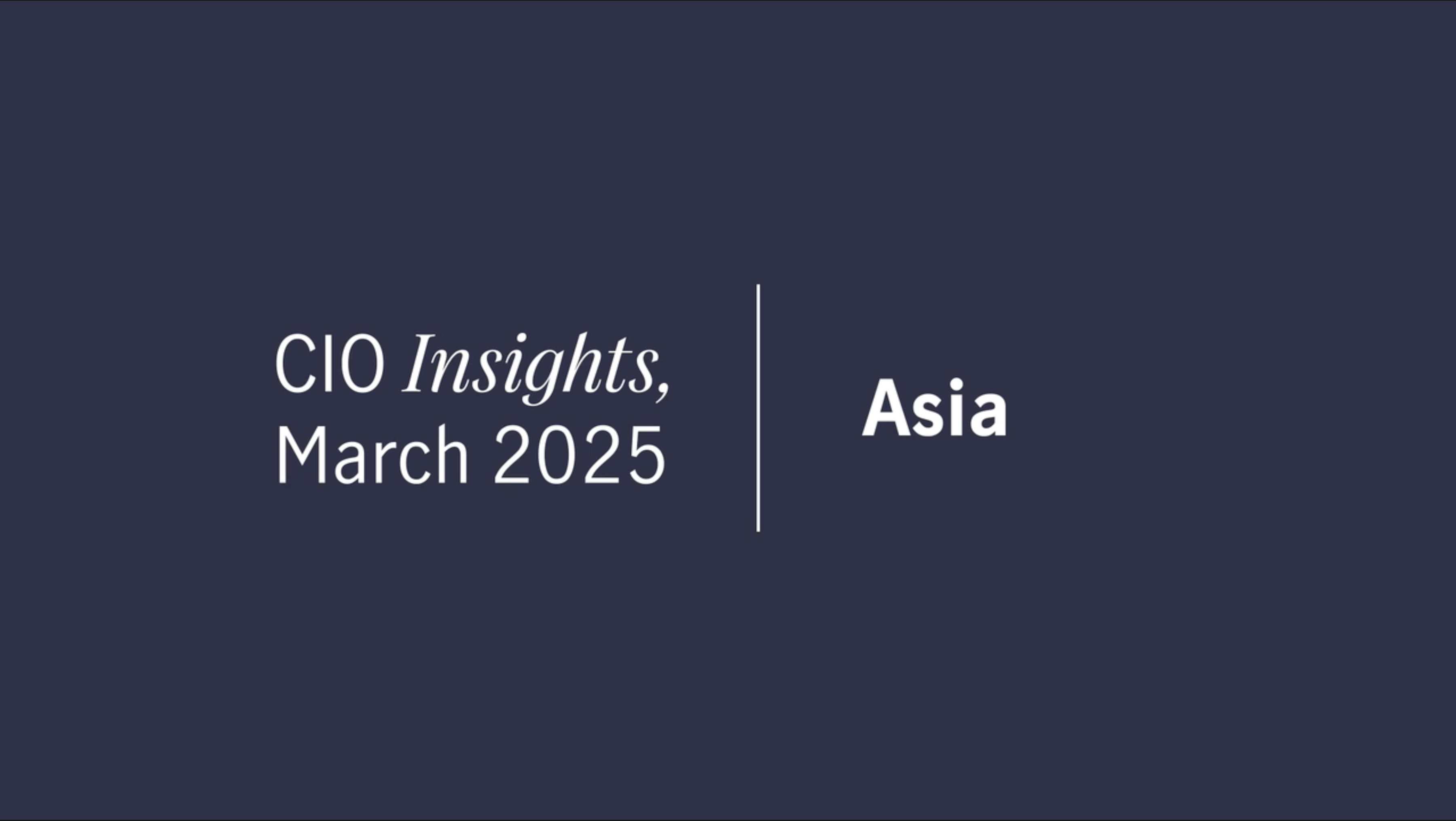 Image of CIO Colin Purdie with video title: Chief Investment Officer’s perspective: Asia