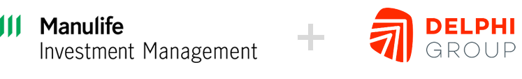 The logos of Manulife Investment Management, and of the Delphi Group.