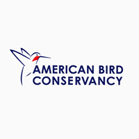 American Bird Conservatory logo with purple letters and an illustrated bird