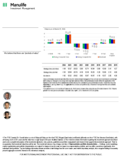 Canadian Ultra Long Duration Fixed Income fact sheet