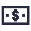 icon of a bank