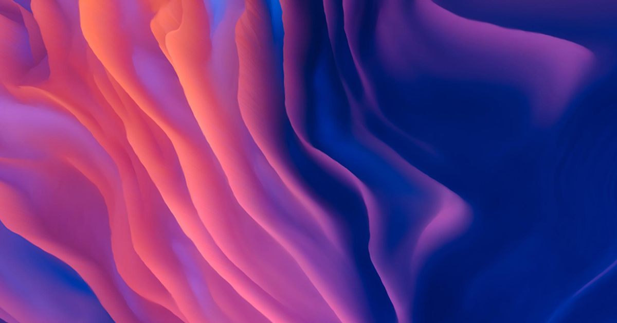 Abstract image of a grooved surface/substance imbued with pink- and purple-hued colors of varying shades and depths