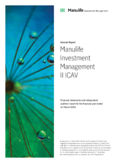 Manulife Investment Management ICAV UCITS annual report