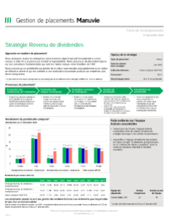 Stratégie Revenude dividendes