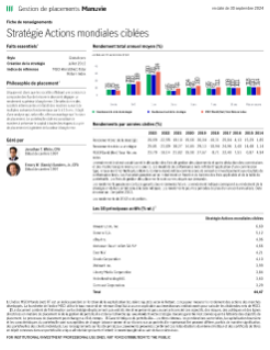 Stratégie Actions mondiales ciblées