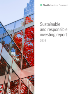 Sustainable and responsible investing report 2019