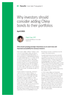 Why investors should consider adding China bonds to their portfolios