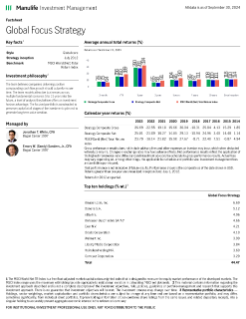 Global Focus Fact Sheet