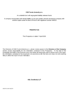 CQS funds prospectus Finland