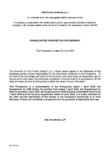 CQS funds prospectus | Germany