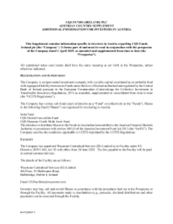 CQS Global Convertible AT Country Supplement