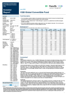 Fact sheet | CQS Global Convertible Fund