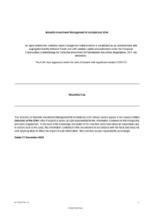 India Bond Fund Prospectus