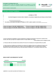 KIID | Dynamic Credit Multi-Asset Fund | Class F Shares FR