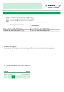 KIID | Dynamic Credit Multi-Asset Fund | Class F Shares