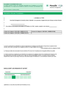 KIID | Dynamic Credit Multi-Asset Fund | Class I Shares FR