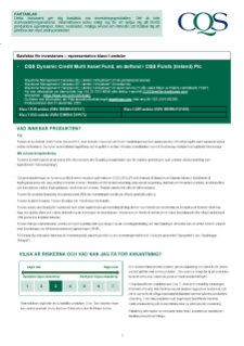 KIID | Dynamic Credit Multi-Asset Fund | Class I Shares SV