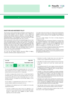 KIID | Dynamic Credit Multi-Asset Fund | Class I Shares UK