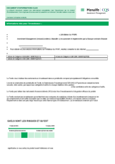 KIID | Global Convertible Fund | Class A Shares FR