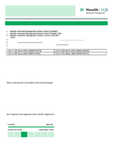 KIID | Global Convertible Fund | Class S Shares