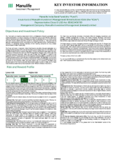 KIID | India Bond Fund | Class I Shares