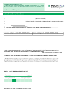 KIID | Salar Fund | Class A Shares FR