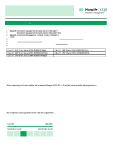 KIID | Salar Fund | Class C1 Shares