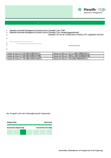 KIID | Salar Fund | Class E1 Shares DE