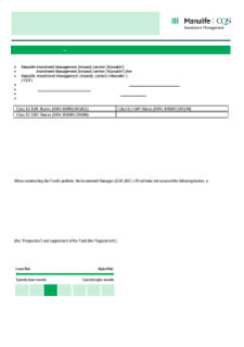 KIID | Salar Fund | Class E2 Shares