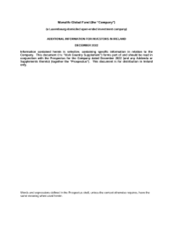 MGF Ireland Country Supplement