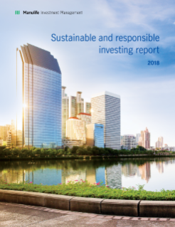 Sustainable and responsible investing report 2018