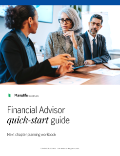 Financial advisor quick-start guide