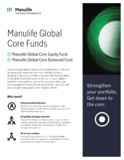 Manulife Global Core Funds - Client Brochure
