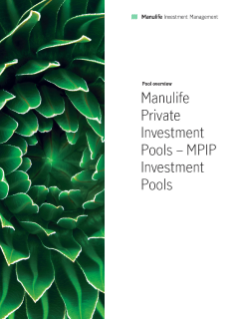 MPIP Investment Pools — Pool overview