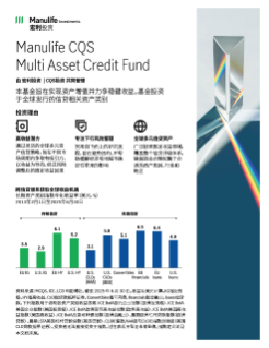 Manulife CQS Multi Asset Credit Fund—Investor brochure (Simplified Chinese)