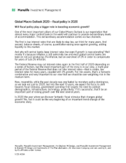 MIM Global Macro Outlook 2020 - Fiscal Policy Video Transcipt