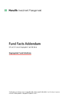GIF & GIF encore Fund Facts Addendum