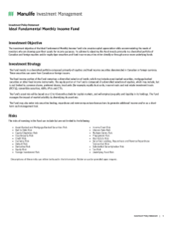 Ideal Fundamental Monthly Income Fund